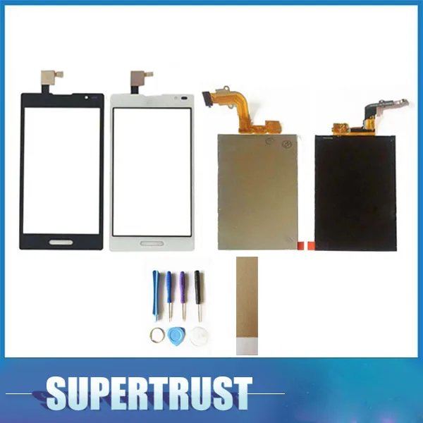 

4.7'' For LG Optimus L9 P760 P765 Seperate LCD Screen Display and Touch Screen Replacement Black White Color with tools+tape