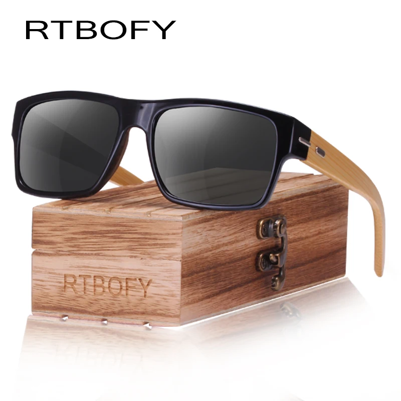 RTBOFY деревянные солнцезащитные очки для женщин и мужчин модные оттенки фирменный