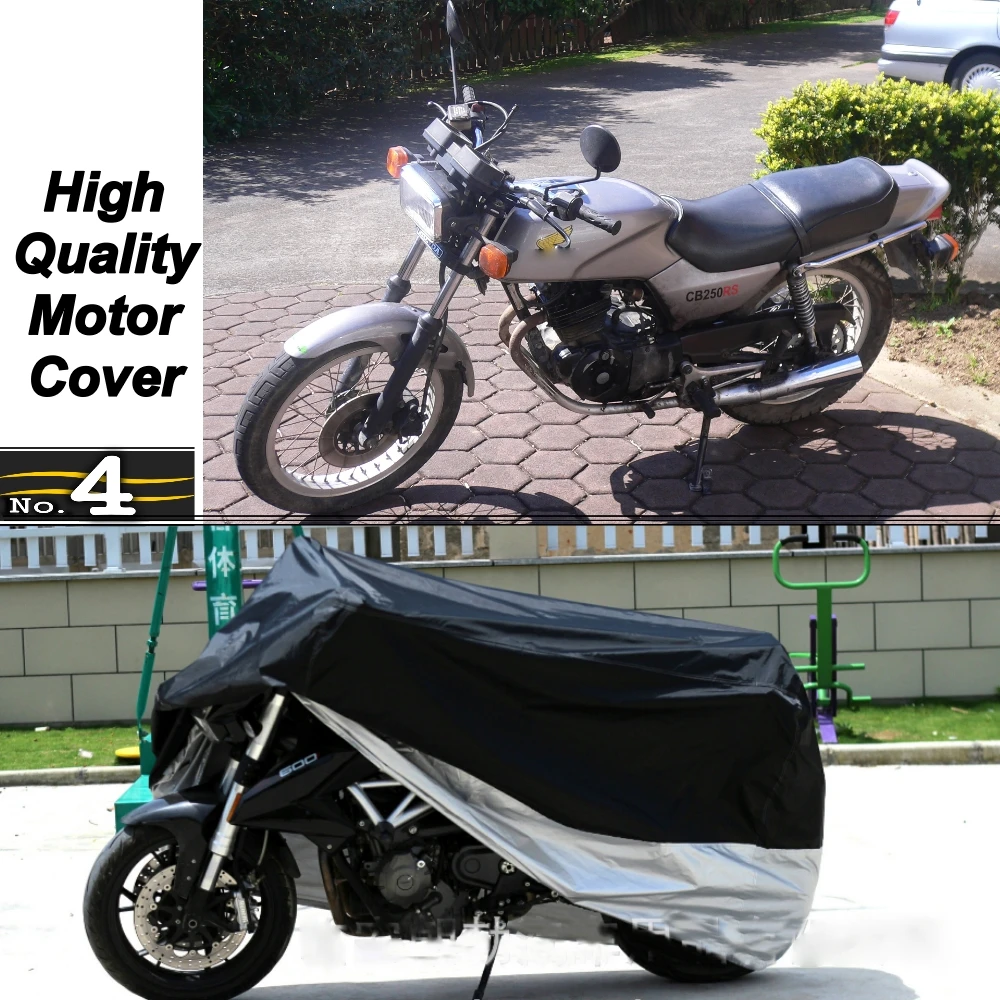 

Мотоциклетный чехол для Honda CB250RS, водонепроницаемый, защита от УФ/солнца/пыли/чехол для защиты от дождя, изготовлен из полиэфирной тафты