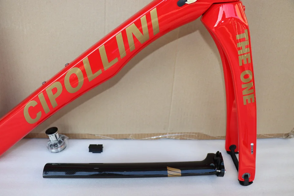 Excellent Red gold 2019 CIPOLLINI RB1K The ONE carbon frame T1100 3K Weave K29 color RB1000 Road bicycle carbon bike frame 4 Excellent Red gold 2019 CIPOLLINI RB1K The ONE carbon frame T1100 3K Weave K29 color RB1000 Road bicycle carbon bike frame 4