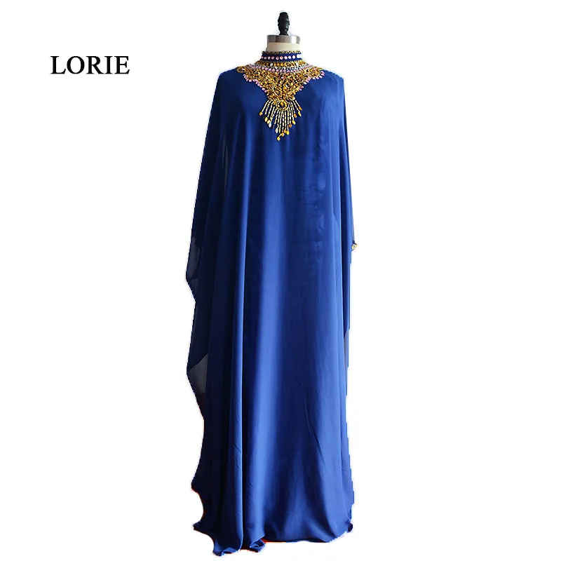 Мусульманское вечернее платье LORIE абайя арабское с бусинами и стразами из шифона
