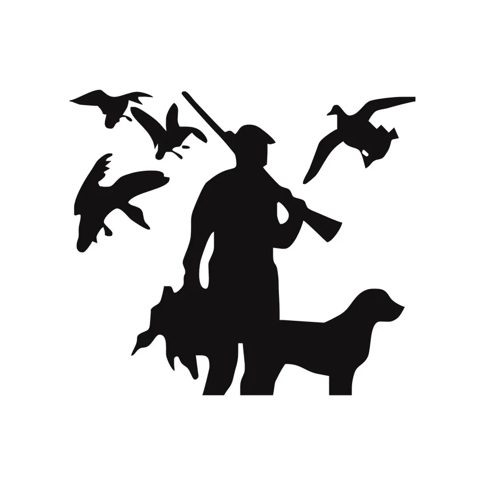 Funny MAN HUNTING Car Stickiers and Decals Car Body Window Decorations stickers Fashion Car Styling Creative Stickers 2018CM (2)