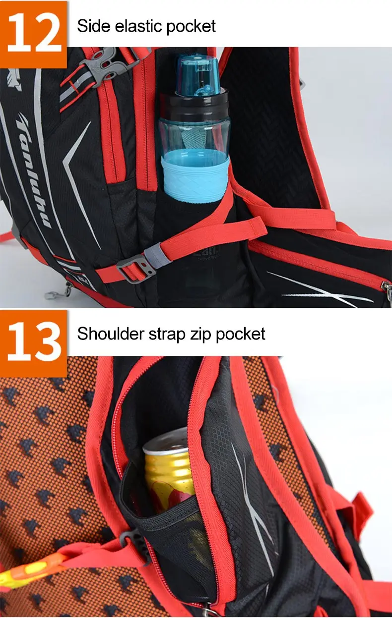 Bolsa de Acampamento Mochilas para Bicicleta para Mulheres dos Homens ao ar Esporte Reflexivo Mochila Ciclismo Livre Correndo Caminhadas Xa975wd 25l 22 homens ao ar livre correndo caminhadas xa975wd