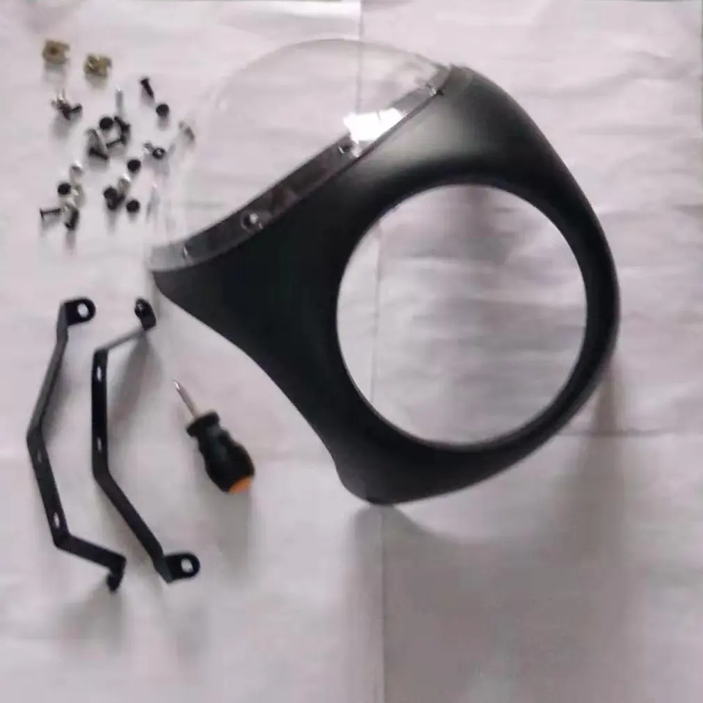 

Professional Vintage Motorcycle Fairing Racer Fairing Cafe Headlight Hood Motorcycle Modified Hood Easy Installation