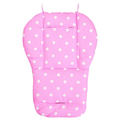 Детская Автомобильная подушка для сиденья, удобный хлопковый чехол для детской коляски, подушка для коляски, матрас, 5 цветов на выбор - Цвет: pink