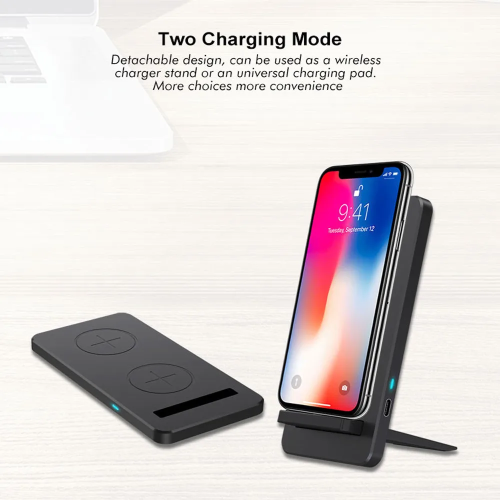 

NEW QI Wireless Charger Bracket Charging Removable Charging With Wireless Fast New Drop shipping #Y8