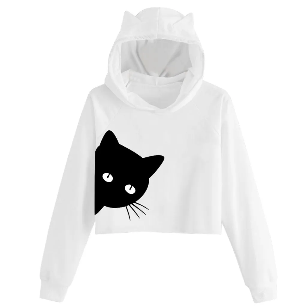 Женская Весенняя толстовка с капюшоном Kawaii розовая модная Толстовка принтом