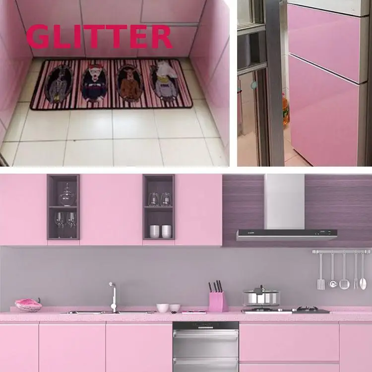 

Solid Color Furniture Surface Renovation Wallpaper Modern Kitchen Cabinet Surface Sticker 60cm Width 3m 5m 10m Wallpaper Roll