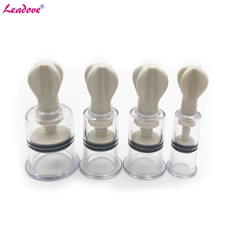 

4 Size Rotating Handle Vacuum Body Massage Cans Suction Enhancer Anti Cellulite Acupuncture Vacuum Cupping Cups Nipple Enlarger