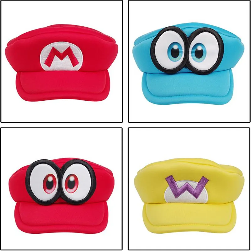 Супер Марио Одиссея игра большие глаза Cappy шляпы мультфильм японское аниме