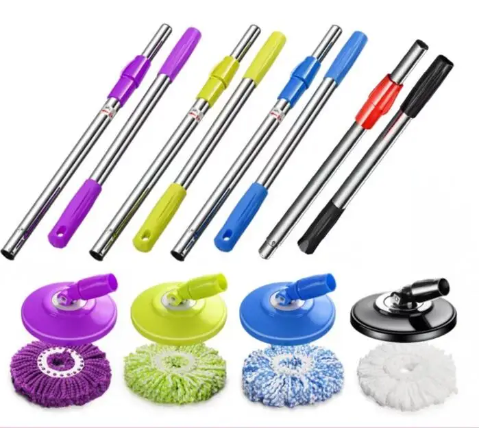 4 цвета, чистящие швабры, инструменты для уборки дома, вращающиеся на 360 градусов Швабра для спальни, ванной комнаты, легко чистящие швабры - Цвет: purple