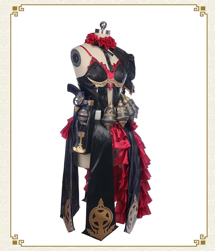 CosplayLove SINoALICE Cosplay Costume Dead Alice Cinderella Dress Cosplay Costume Full Suit Custom Made (15)