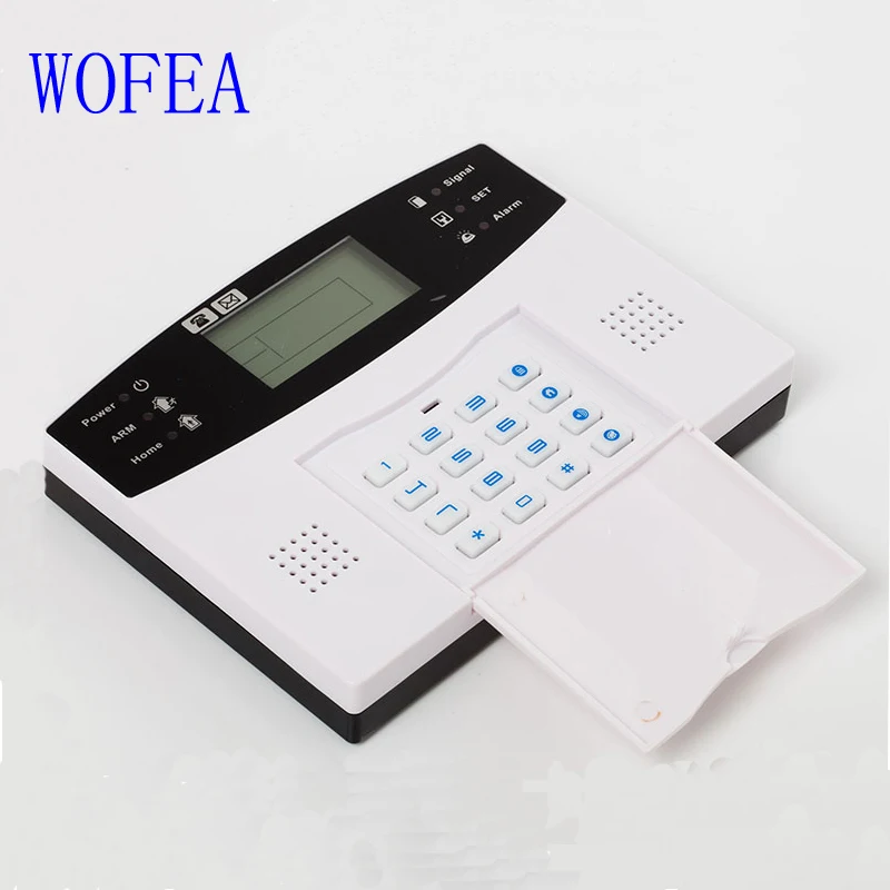 WOFEA Русский Английский Испанский Франция голос умный дом безопасности GSM