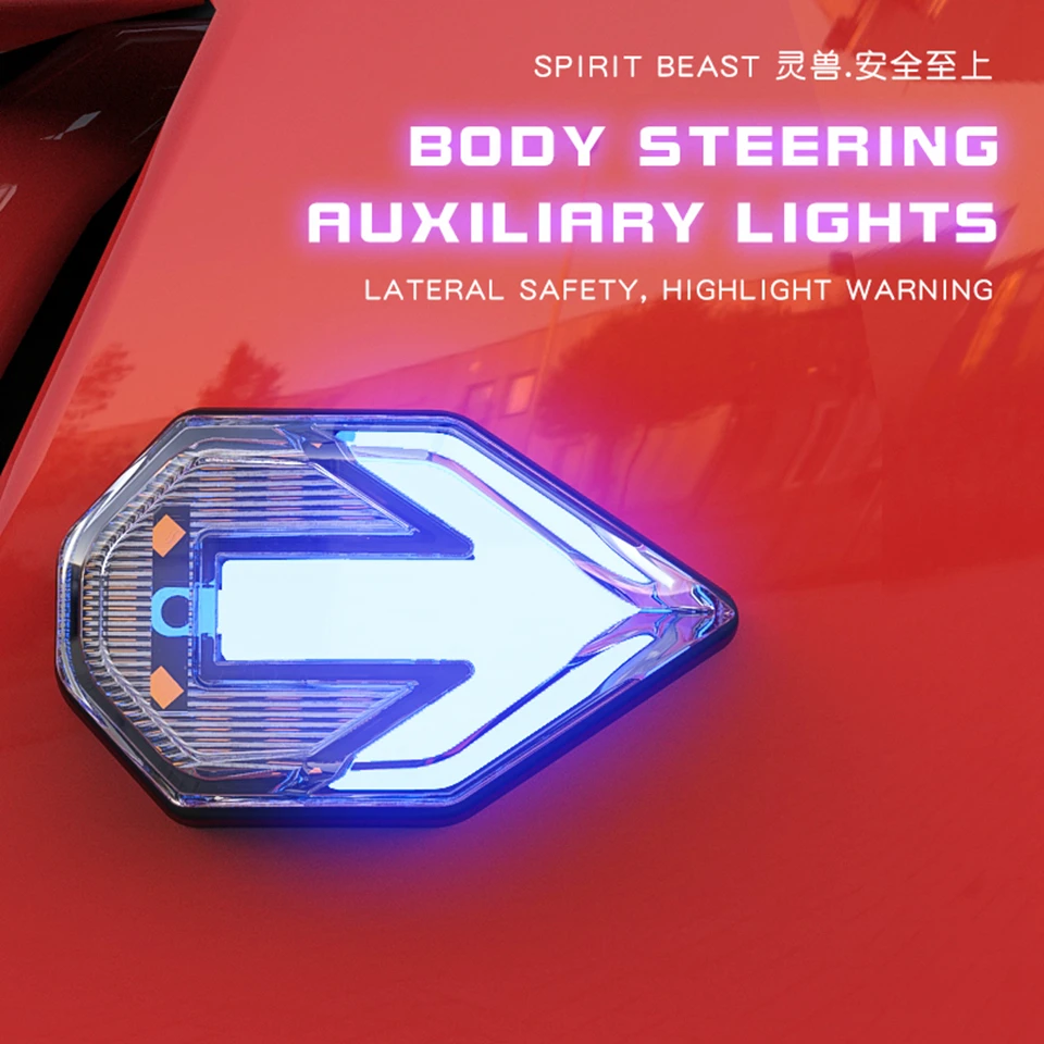 

Spirit Beast-L14 Universal Motorcycle Turn Signal LED day-time&night-time running light Motorbike Front/Rear direction indicator