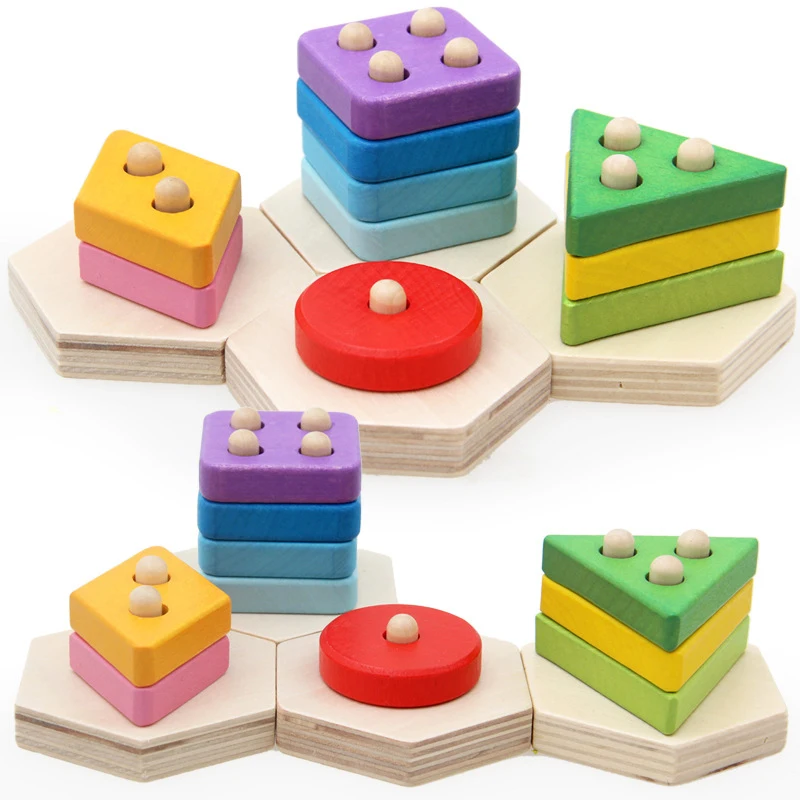

Matching Color Sorting Board Blocks Children Toys Funny Geometric Board Toy Building Blocks Geometric Sorting Shapes