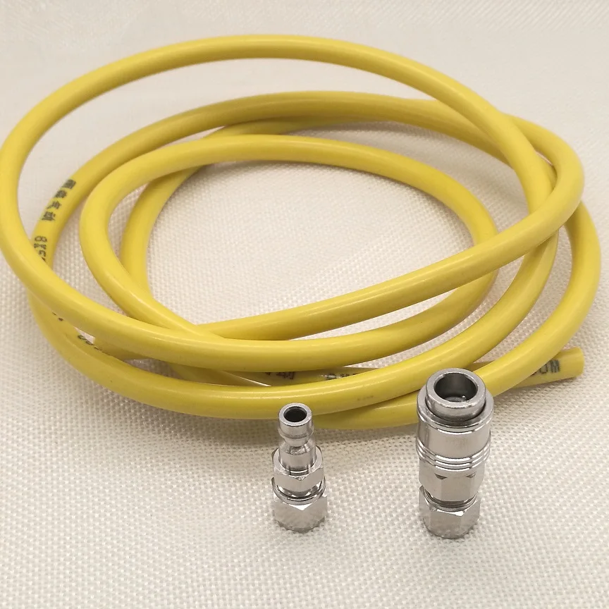 5 10 15 20Meters PU 8x5 MM Polyurethane Air Compressor Hose Tube Pneumatic Tool Trachea 8*5MM with MINI European Style Connector air compressor hose