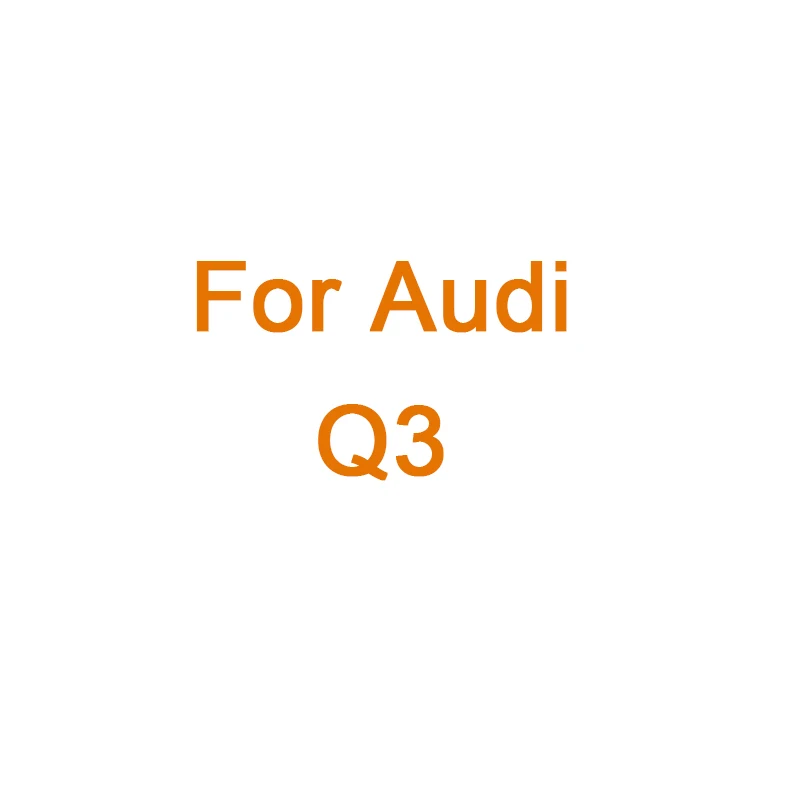 4 шт./лот стайлинга автомобилей дверь, чтобы проверить руку Защитная крышка для Audi A3 A4 A5 A6 A7 A8 S5 Q3 Q5 TT TTS - Название цвета: Q3