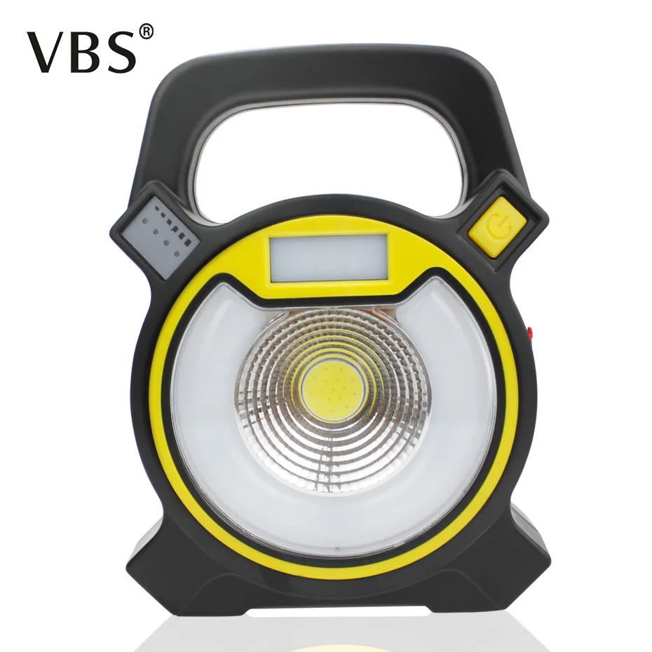 Beste Draagbare Led Overstroming Licht Outdoor Spotlight 15 w Waterdichte IP44 USB Oplaadbare COB LED Spotlight Camping Emergency Led Lamp