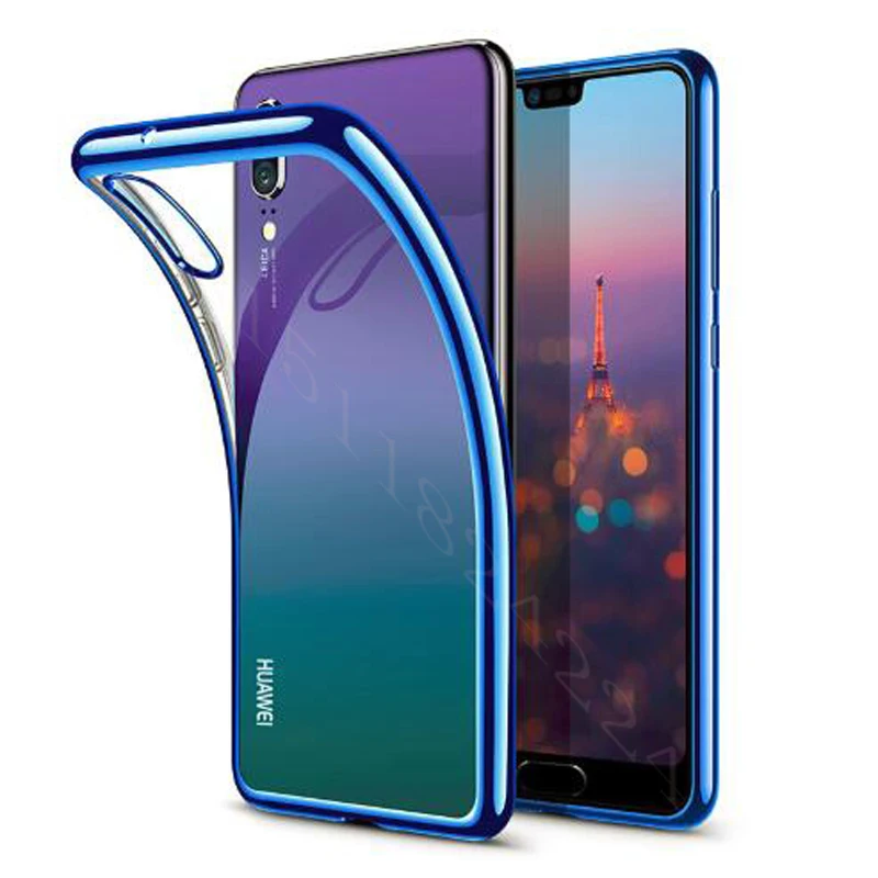 Electroplate TPU Soft Case For Huawei P20 Pro P10 P Smart Plus Nova 3 3i 3E Mate 10 9 Honor 10 9i 9 7X 8X V10 V9 Anit-Skid Case (8)