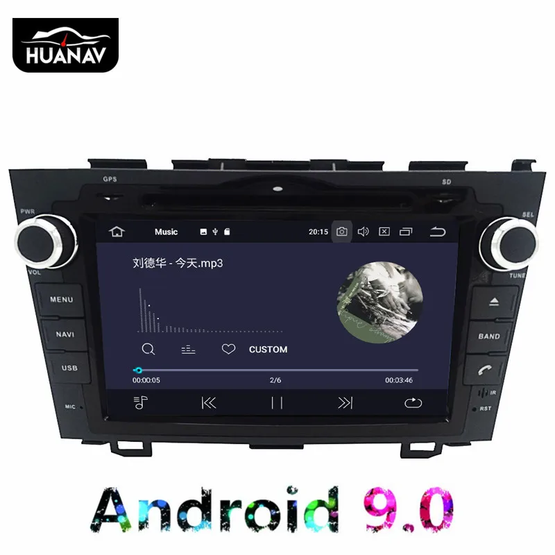 Cheap Android 9.0 Car CD DVD Player GPS navigation For Honda CRV CR-V 2006-2011 head unit multimidia Car radio player Auto stereo 8