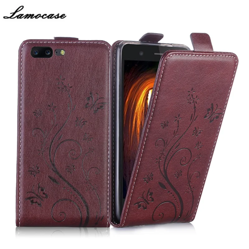 Lamocase для OnePlus 5 Case Роскошный кожаный чехол One Plus A5000 один плюс откидная крышка