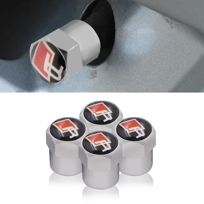 

4pc Car Styling Car Cap Tire Valve Stem Caps Valve Caps Anti Theft for Audi Rline Q3 Q5 Q7 A3 A4 A5 A6 S3 S4 S5 car Accessories