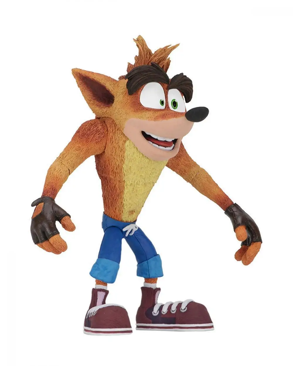 Оригинальный NECA Аниме Фигурка Jogo Crash Bandicoot 6 'ПВХ Pintado Estatua|Игровые фигурки и
