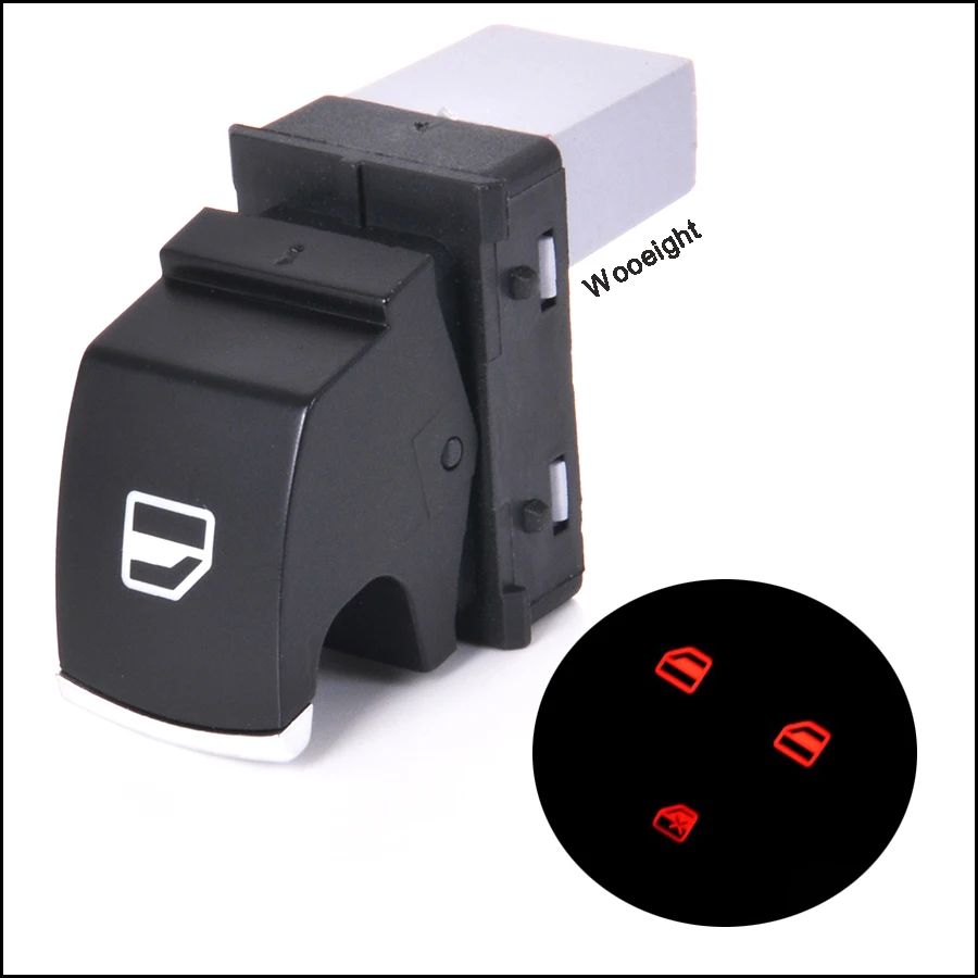 3Pcs Car Side Mirror Switch Power Window Control Button For VW Golf 5 6 Touran Passat CC Touran Tiguan 5ND 959 855 5ND959855 (2)
