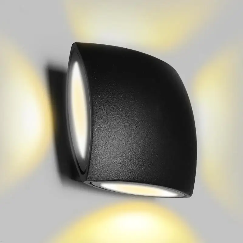 

14W LED Wall Light Round 4 Narrow Beam Indoor Outdoor IP65 Waterproof Wall Light Corridor Staircase Aisle Wall Sconce Lamp