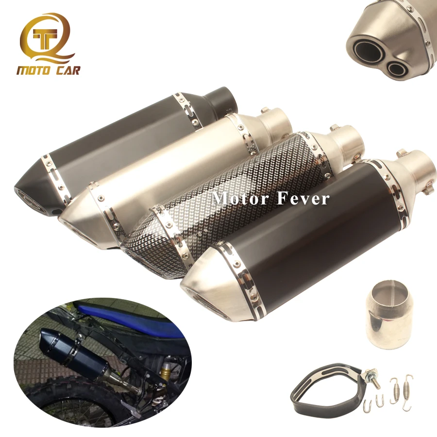 

for motorcycle Exhaust Pipe DB killer Escape Muffler for Z250 Z750 Z800 R1 R3 CBR500 CBR300 CB400 ER6N ZX10R Z1000 696 Akrapovic