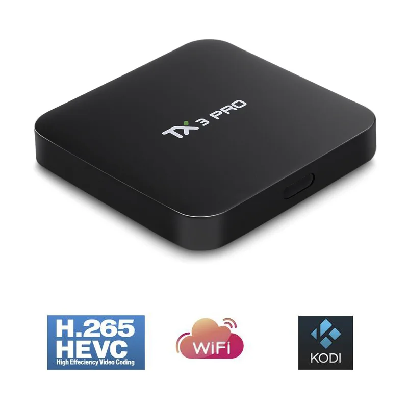 

TX3 PRO TV BOX Android 6.0 Amlogic S905X Quad Core Set-top Boxes RAM 1G 8G Android TV Box HDMI H.265 2.4G WIFI Media Player