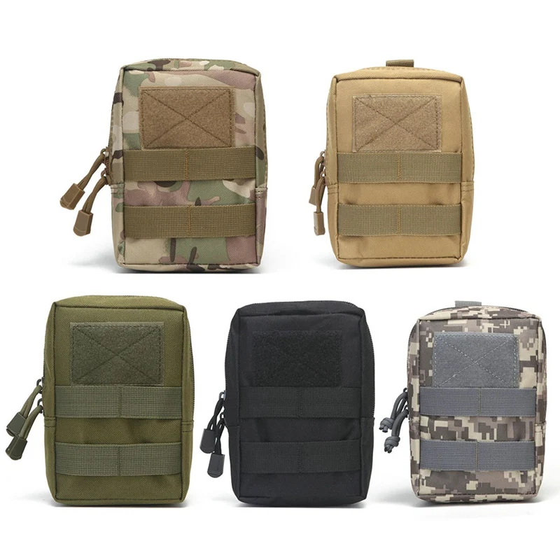 Открытый 1000D многофункциональный EDC Molle Мешок инструмент молния поясная Сумка