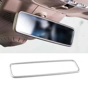 

Stainless Steel Interior Rearview Mirror Frame Cover Trim Accessories For Mercedes Benz W213 E Class 2016 2017 Car-styling
