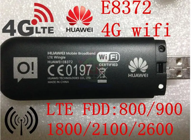 Открыл huawei E8372 4G wingle e8372h-153 150 Мбит/с lte dongle Беспроводной 3 г 4G usb Wi-Fi модем e8211f PK E8278 e3276 w800 W800Z