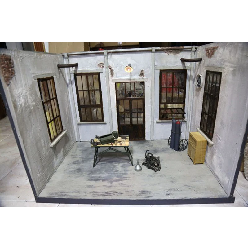 

Platform Scene 1/6 scale Modern World War II Street Battlefield Ruins Furniture Fittings Contact Customer Service Customization