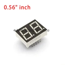 10 шт./лот) 0,5" дюймов 2 цифры 7 Семь сегментный красный светильник светодиодный цифровой дисплей, общий катод