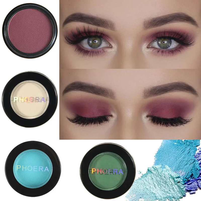 

PHOERA Makeup Eyeshadow Shimmer Shining Party Cosmetics Diamond Crystal Metallic Eye Shadow Women Glitter Eyeshadow 24 Colors
