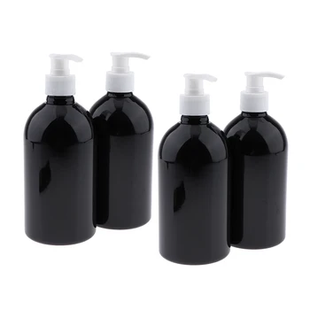 

4pcs Empty Shampoo Bottles with Pumps Dispenser, Lightweight & Refillable Refillable Container with Pump