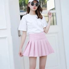 Короткое платье в клетку для девочек; плиссированная теннисная юбка с высокой талией; Униформа с внутренними шортами; трусы для бадминтона; Болельщицы