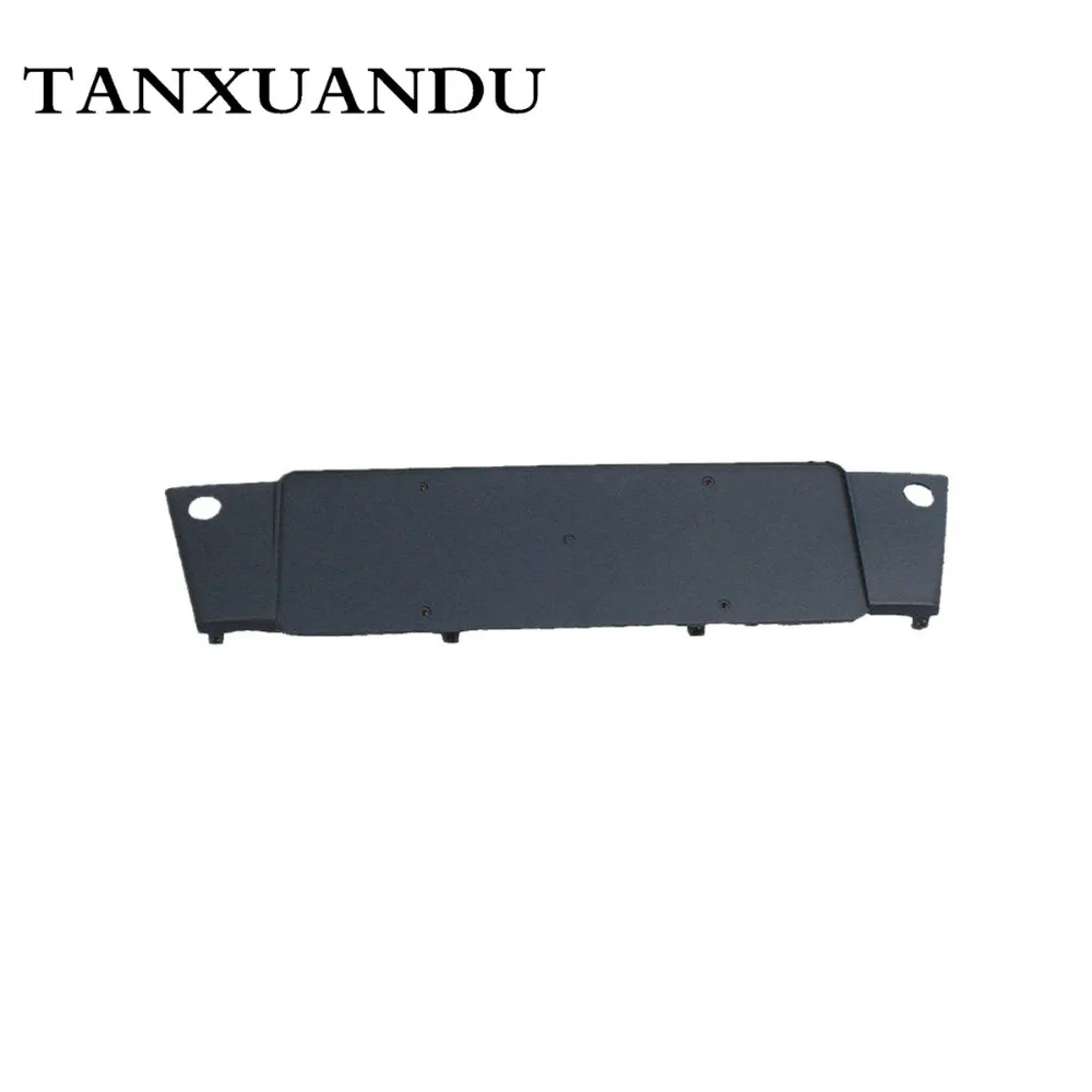 

Qty1 Dark Gray Front Bumper License Plate License Trim Panel Holder Bracket With Holes Fit For AUDI A6 S6 C6 2006-2011 4F0807285