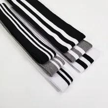 2 шт./компл. ленты серии хлопок вязаный полосатый шерстяной ткани с эластичной резинкой меховой воротник манжеты подолом на воротниковая нить рот ткань