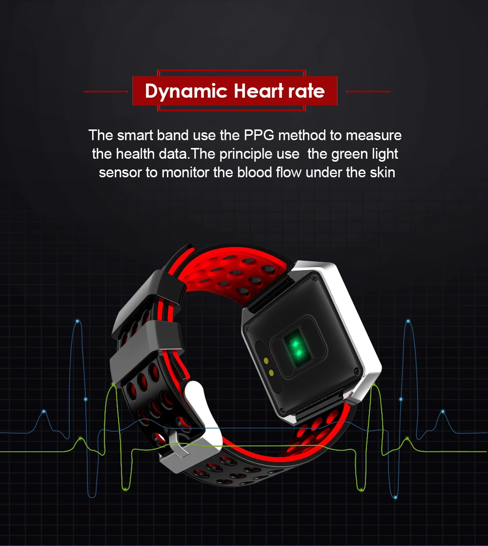MOCRUX CK12 Smartwatch IP67 Waterproof Wearable Device Bluetooth Pedometer Heart Rate Monitor Smart Watch For AndroidIOS (9)