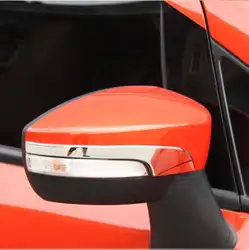 Carmilla Автомобиль Поворотный свет Chrome сбоку зеркала крышка полосы заднего вида отделкой изменение для Ford Ecosport Kuga 2013 2014 2015 2016