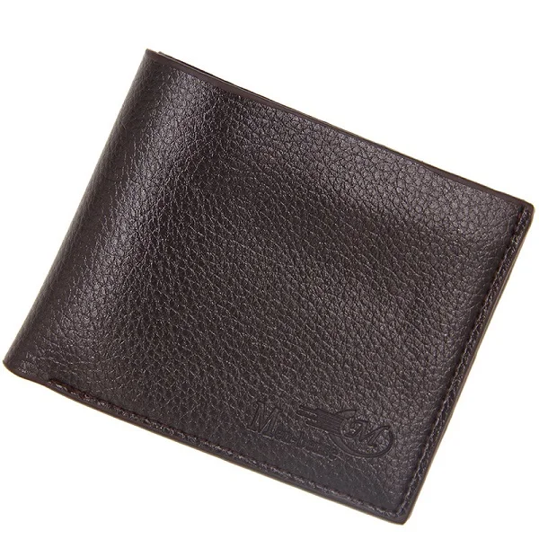 Dark coffee Wallet Мягкие мужские кошельки, новинка, короткий Стильный клатч для монет, кошелек для денег, держатель для кредитных карт для мужчин, винтажные кошельки, маленькие мужские кошельки - Цвет: Dark coffee Wallet
