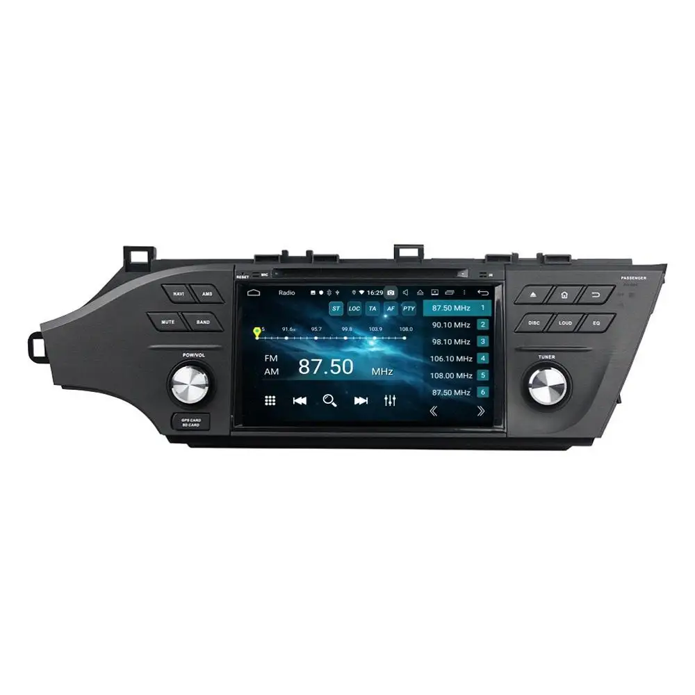 Excellent DSP Android 9.0 Octa Core 2 din 8" Car Radio DVD GPS for Toyota Avalon 2015 2016 4GB RAM Bluetooth 4.2 WIFI USB DVR 32GB ROM 2