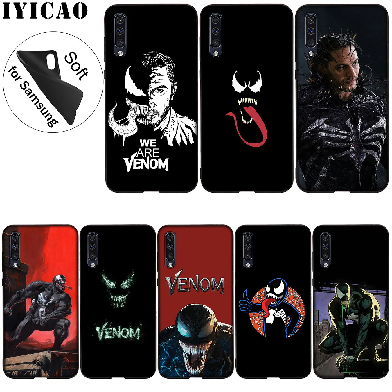 IYICAO чудо-яд Мягкий силиконовый чехол для Samsung Galaxy A70 A60 A50 A40 A30 A20 A10 A50S A40S A30S A20E A10S