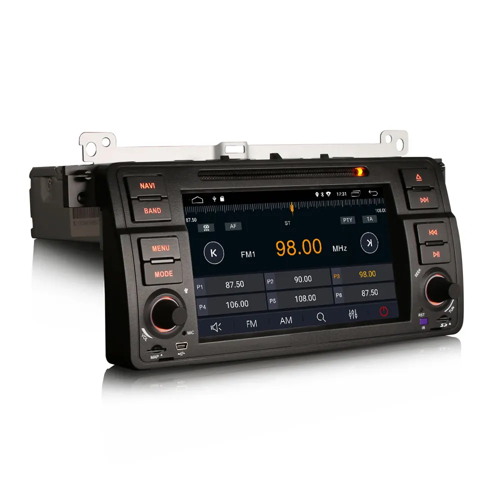 Excellent 7" Android 8.1 Oreo OS Car DVD Multimedia GPS Radio for BMW E46/318/320/325/M3 1998 1999 2000 2001 2002 2003 2004 2005 2006 5