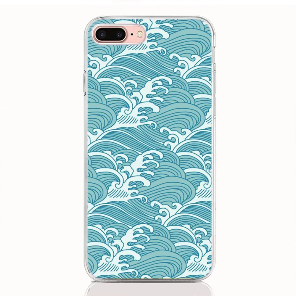 A29  7 Plus Cartoon Wave Art Japanese
