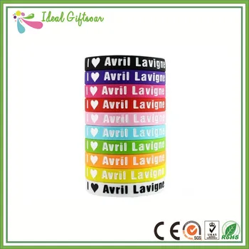 

Customized Silicone Wristbands Deboss Color Filled silicone bracelets, Ink Filled Silicone Wristbands