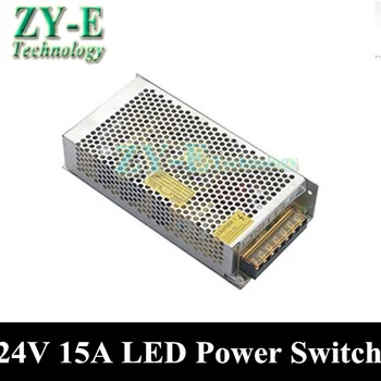 

1X 360W 24V 15A LED Power supply Switching Power Supply Driver LED Strip light Display AC110V-240V Transformer 24V free shipping